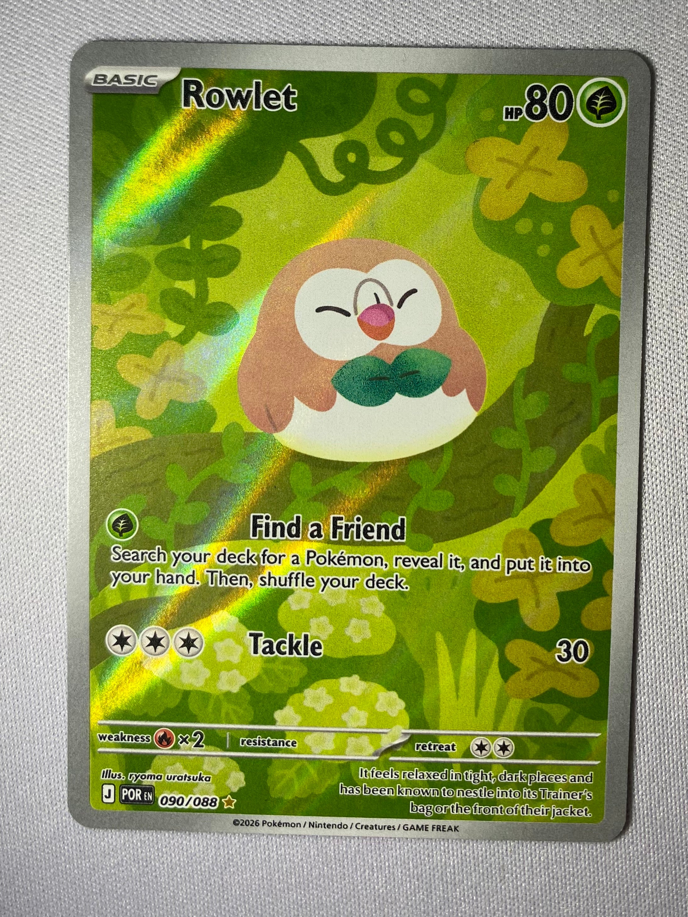 Rowlet 090/088 Me03: Perfect Order Holo